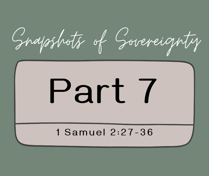 First Baptist Church Kearney Mo - Sermon, Snapshots of Sovereignty - Part 7