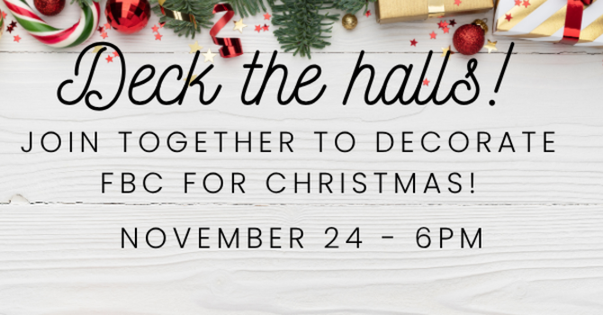 Deck the Halls!