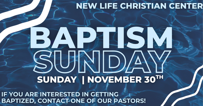 Baptism Sunday