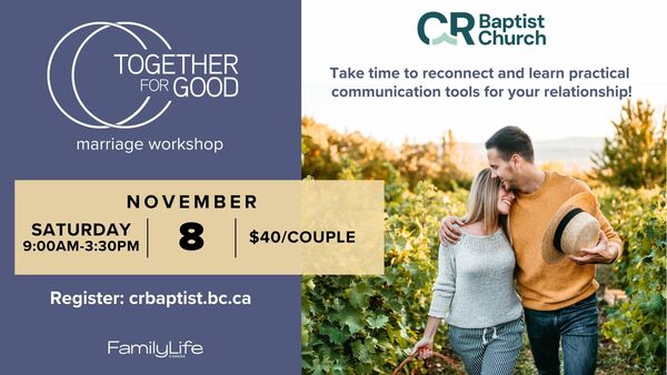 Together for Good: A One-Day Marriage Event