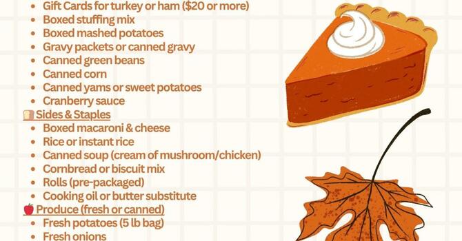 Food and Winter Clothing Drive