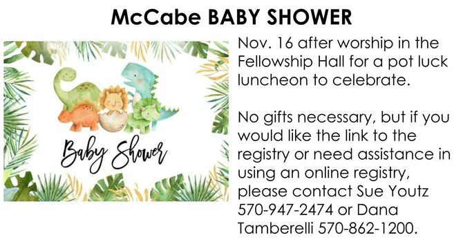McCabe Baby Shower