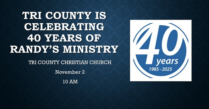 Celebrating 40 Years of Ministry