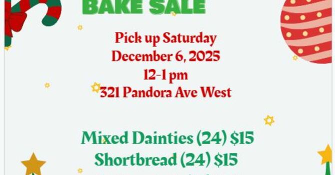 Annual Christmas Bake Sale 