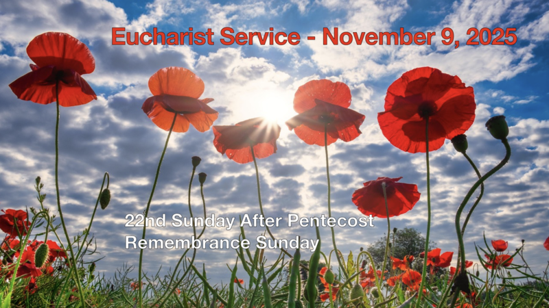 Eucharist Service - November 9, 2025
