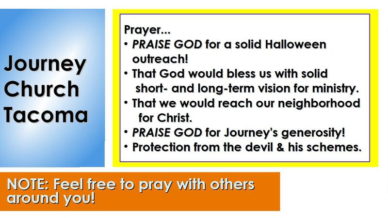 November Prayer Meeting & Communion Message