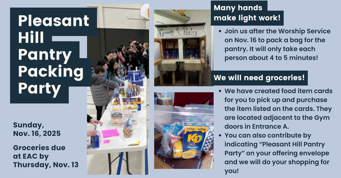 Pleasent Hill Pantry Packing image