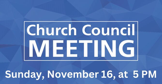 Church Council Meeting 