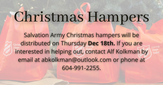 Salvation Army Hampers