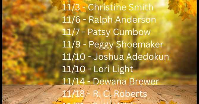 November Birthdays