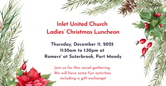 Inlet United Church Ladies’ Christmas Luncheon