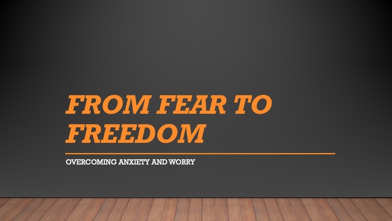 From Fear to Freedom