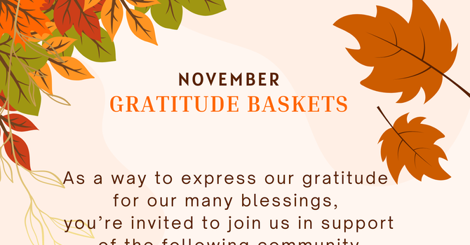 Gratitude Baskets