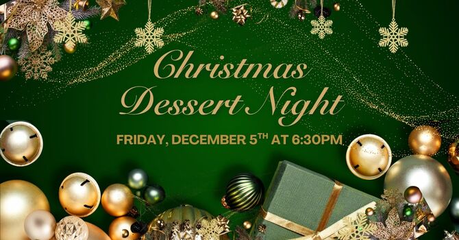 Christmas Dessert Night
