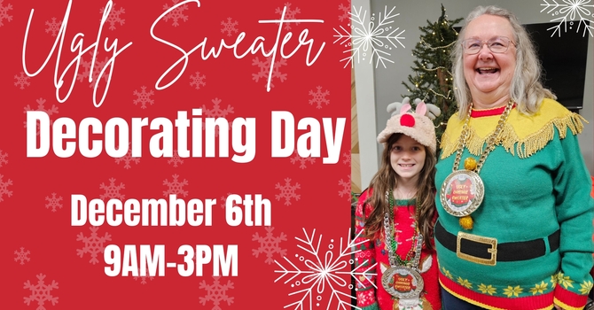 Ugly Sweater Decorating Party