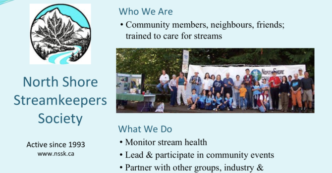 North Shore Streamkeepers Projects' Presentation
