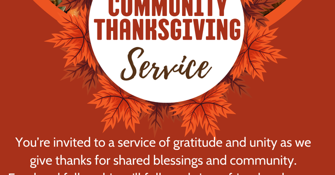 Community Thanksgiving Service