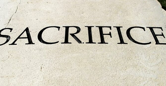 Thanksgiving as a Sacrifice image