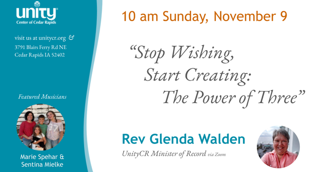 Stop Wishing, Start Creating: The Power of Three