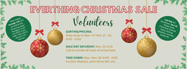 Calling All Volunteers!