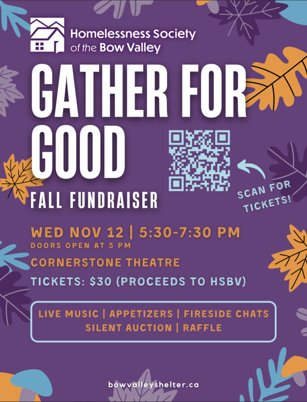 Homelessness Society of the Bow Valley Fundraiser