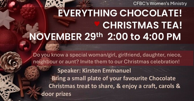 Everything Chocolate Christmas Tea