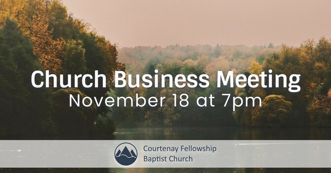 Church Business Meeting image