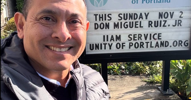 Don Miguel Ruiz, Jr visits Unity of Portland