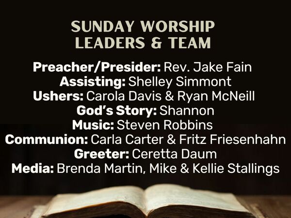 Leading us in Worship