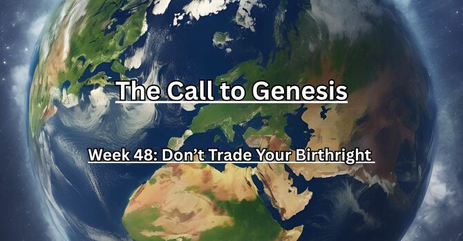 The Call to Genesis Week 48
