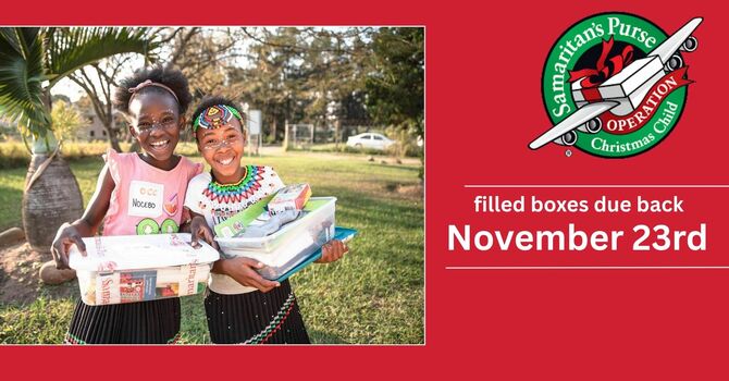 Samaritans Purse Christmas Boxes