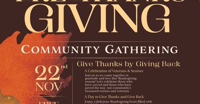 Pre-Thanksgiving Community Gathering