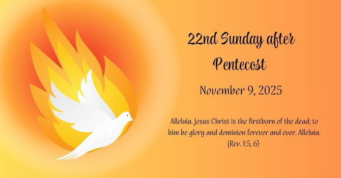 22nd Sunday after Pentecost  image