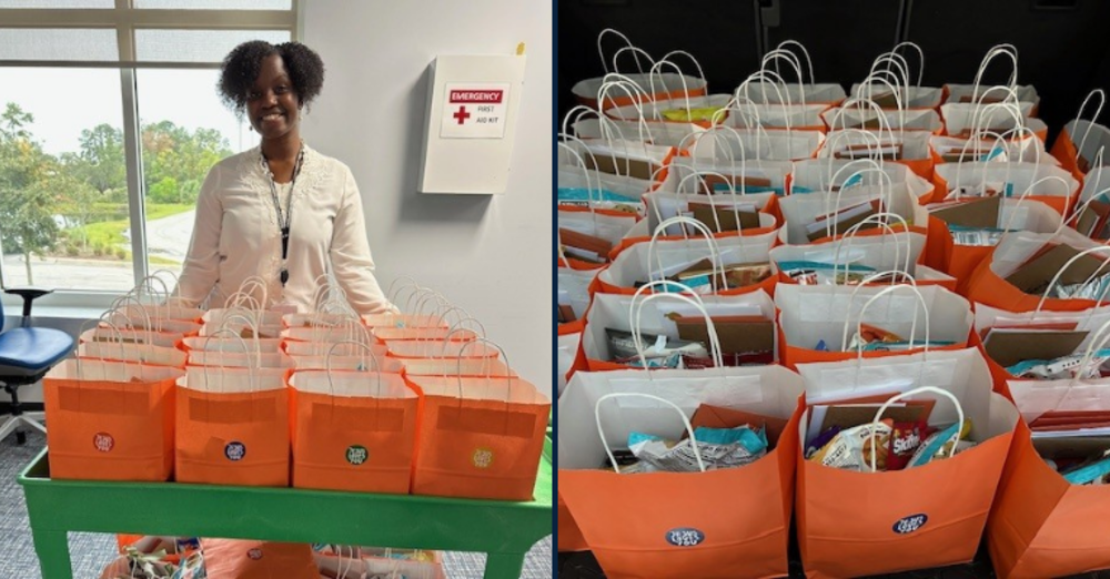 Fall Jesus Bags Delivered to Detention Center