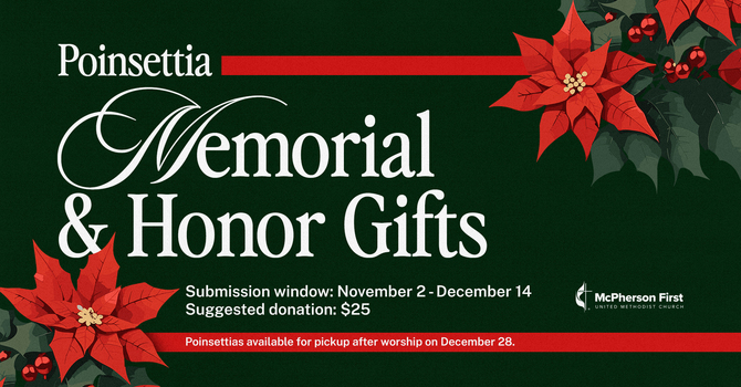Poinsettia Memorial & Honor Gifts