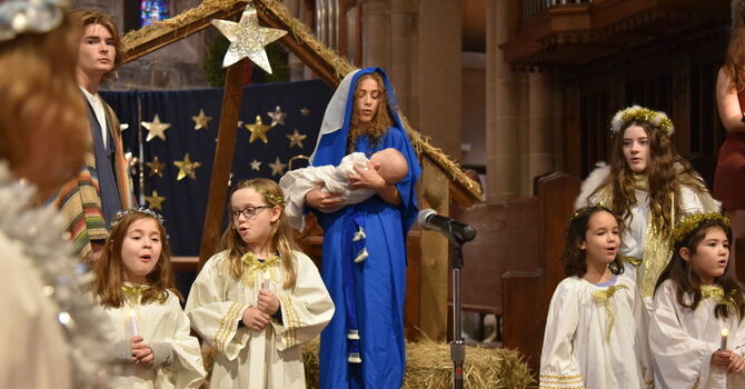 Christmas Pageant Rehearsals