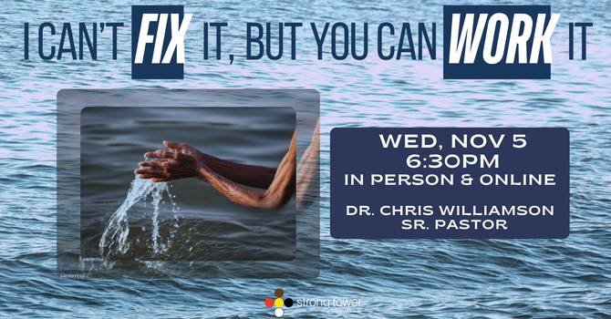 I Can't Fix It, But You Can Work It