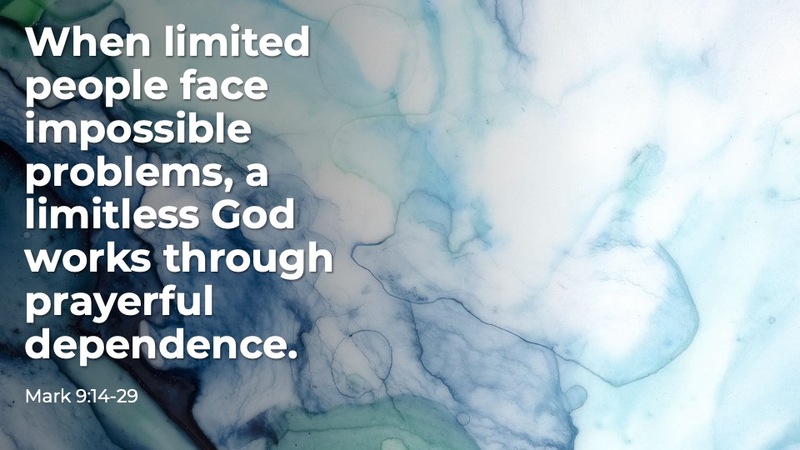 Limited People Depending on a Limitless God