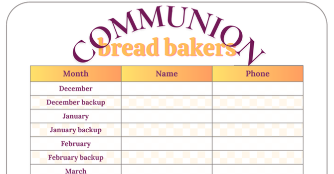Bakers Needed image