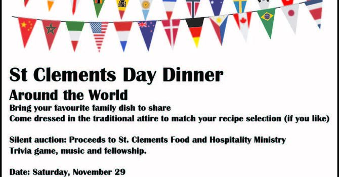 St Clement's Day Dinner