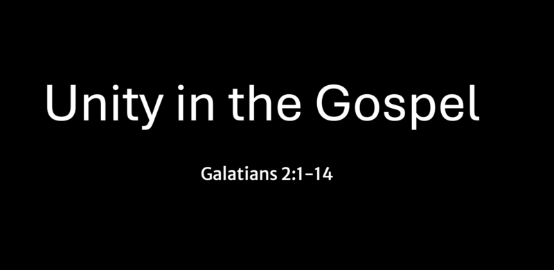 Unity in the Gospel