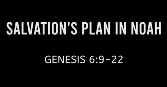 Salvation’s Plans in Noah