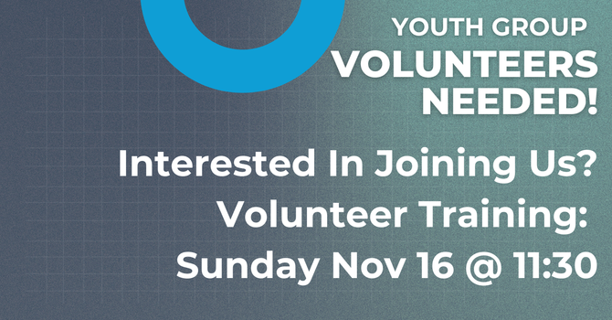 Youth Group Parent Volunteer Training