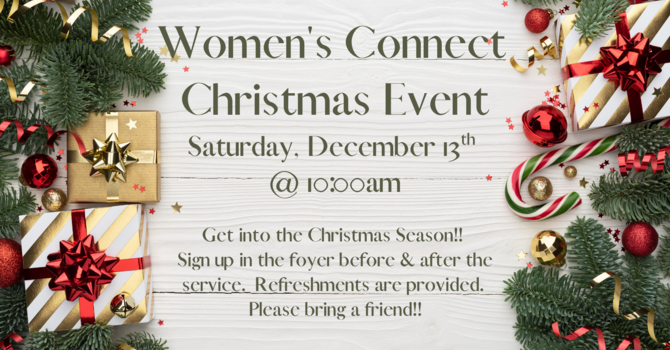 Women's Connect Christmas Event