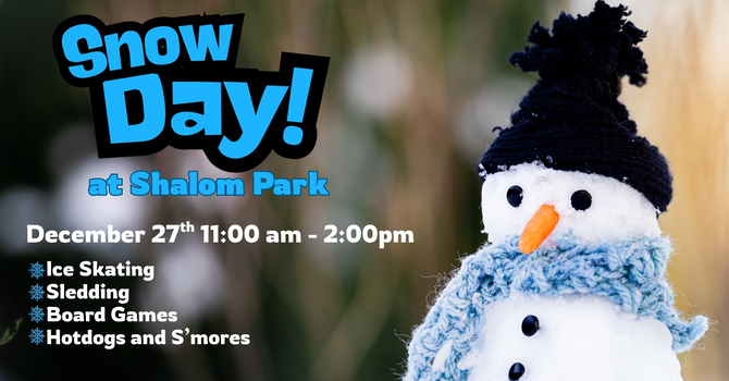 Snow Day at Shalom Park 
