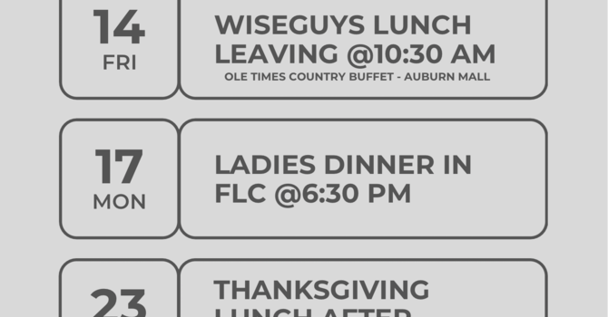 November Events image