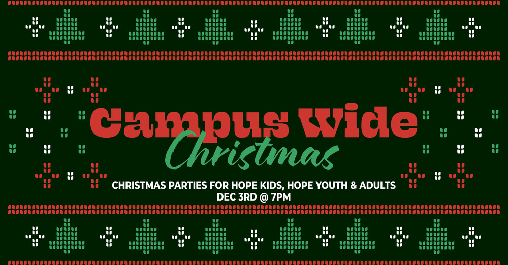 Campus Wide Christmas Parties 