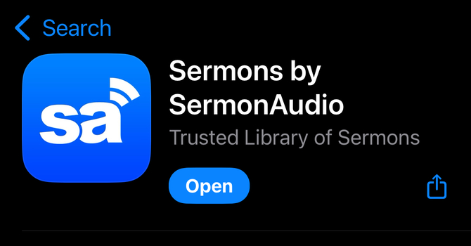 The SermonAudio mobile App image
