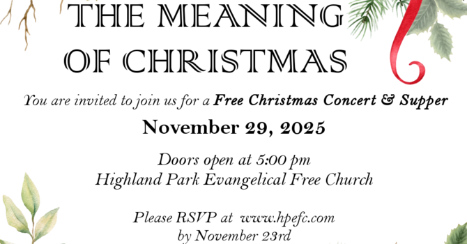 Community Christmas Banquet