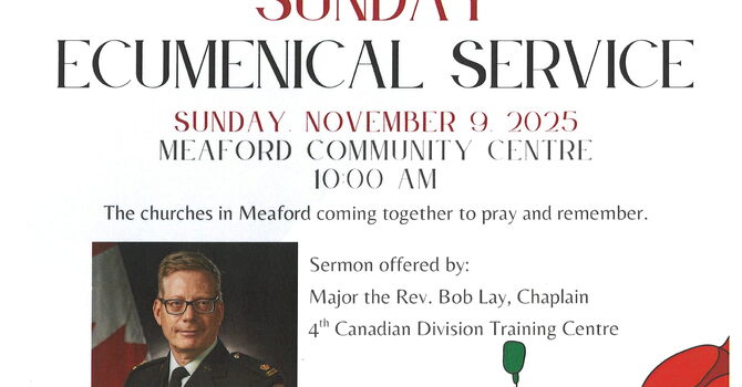 Remembrance Sunday (transferred from Nov. 11)